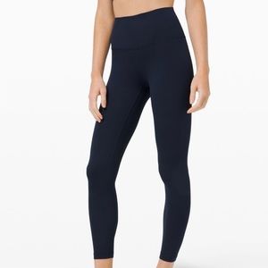 Navy lulu lemon align pant